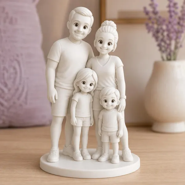 White family figurine